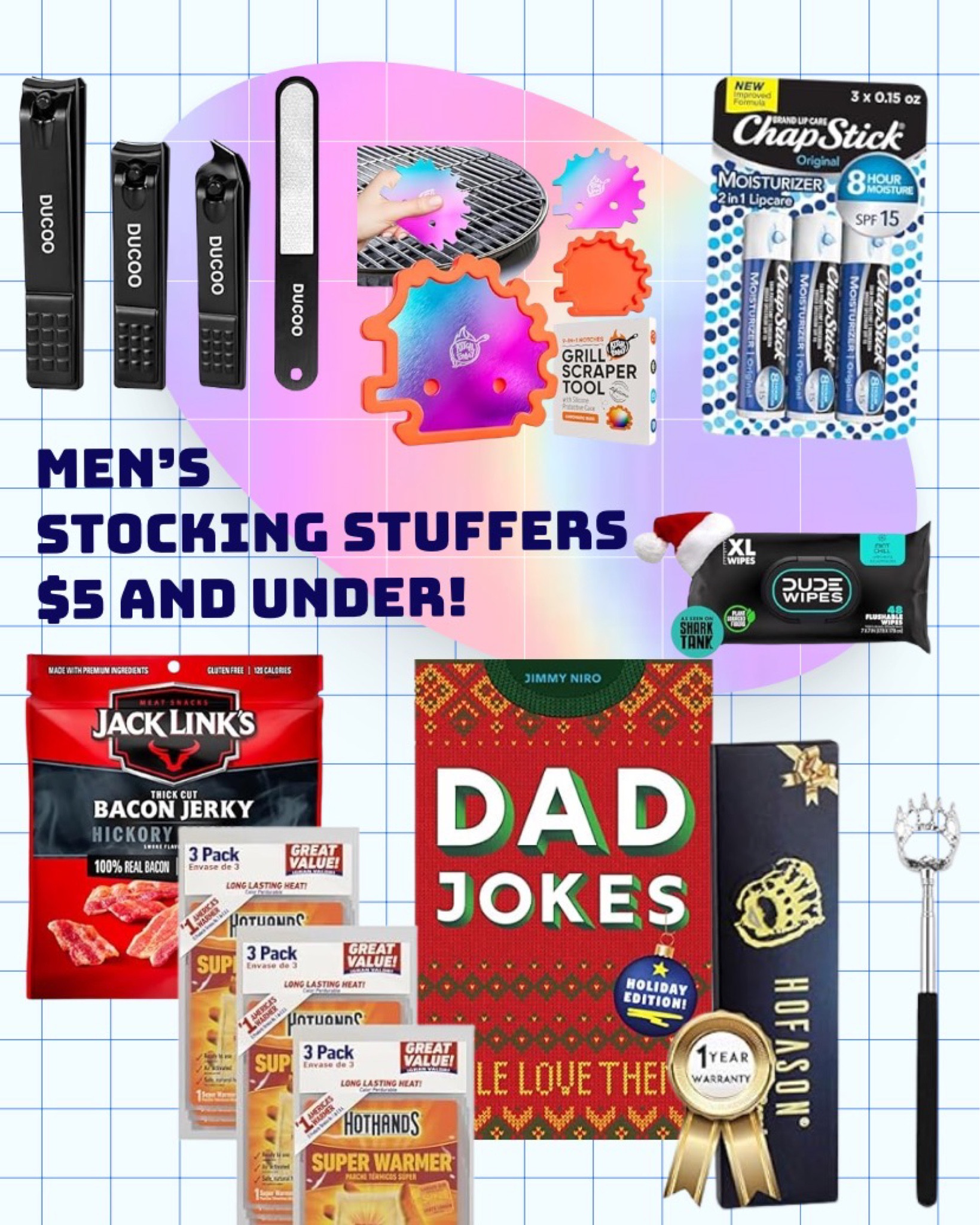 All arrive before Christmas!! Great gifts including a back scratcher, grill scraper, and many more!! 😎

#LTKGiftGuide #LTKMens #LTKHoliday