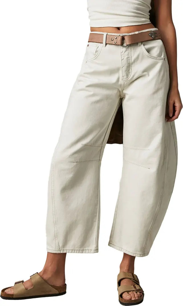 Good Luck Mid Rise Barrel Leg Jeans | Nordstrom