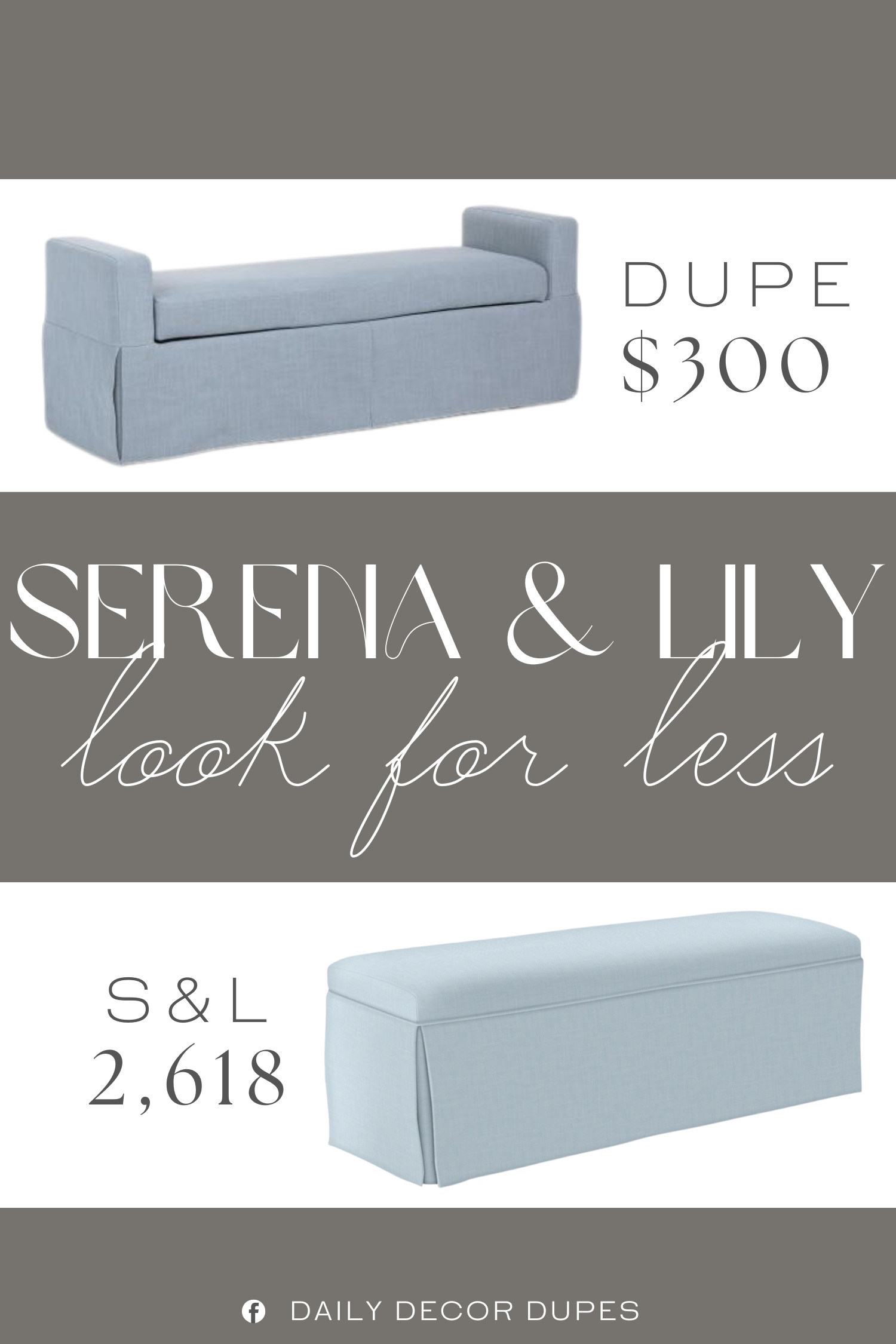 Inspired by Serena & Lily Skirted Bench. Upholstered Storage Bench. Skirted Accent Bench. Underseat Storage Skirted Bench. Modern Coastal Skirted Bench. Transitional Upholstered Bench Skirted. Linen Upholstered Skirted Bench. 

Home more affordable option find copy cat similar look for less budget friendly affordable cheap cheaper beautiful pretty. Clearance sale coupon code discount code promo code luxury lookalike look a like Inspo inspiration inspired by idea ideas Love like these? I share multiple every day in my FB group.
#serenaandlilyinspired #skirtedbench #accentbench #storagebench #linenbench #furniturefinds #moderncoastal #livingroomfurniture #upholsteredbench 

 #LTKHome