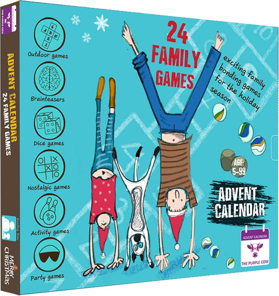 NEW 2024 Advent/Countdown Calendar FAMILY GAMES. 24 OF THE BEST EVER FAMILY GAMES IN ONE BOX – ... | Amazon (US)