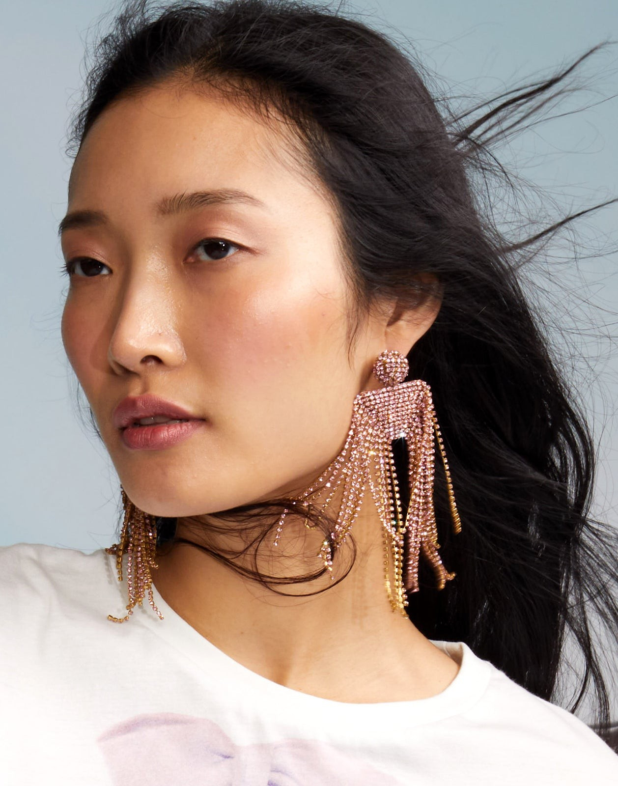 Chandelier Rhinestone Earrings | Cynthia Rowley