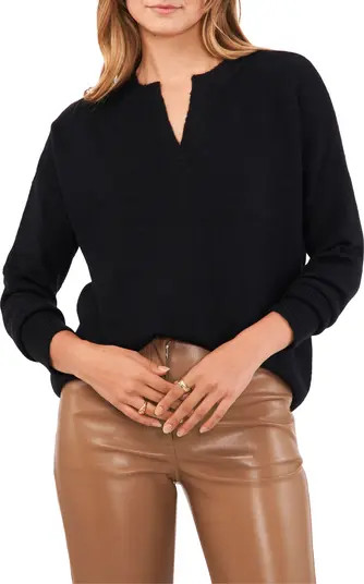 Drop Shoulder V-Neck Sweater | Nordstrom