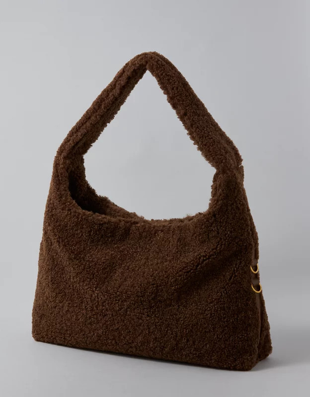 AE Sherpa Slouchy Bag | American Eagle Outfitters (US & CA)