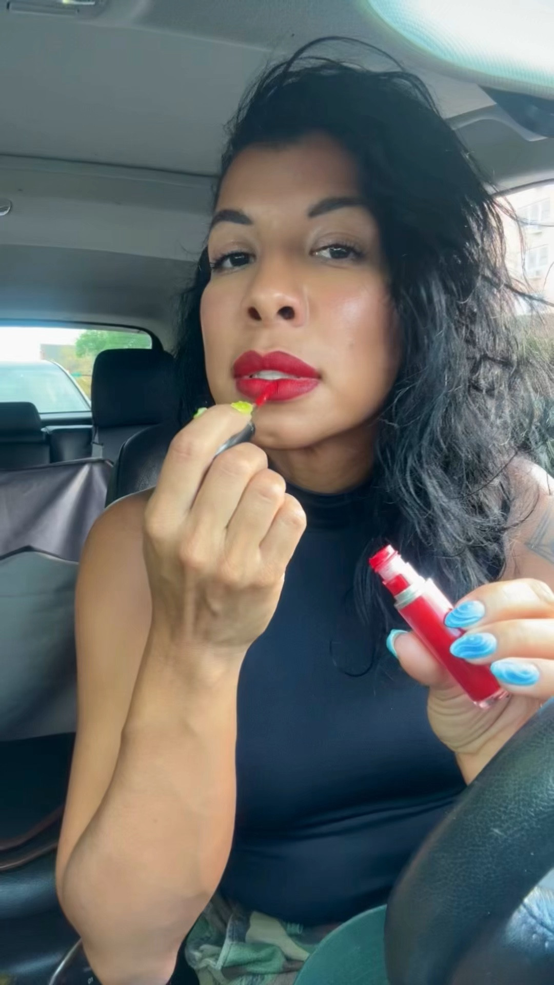 Red lips >>> 
This red lipstick doesn't smudge or move around either, it's great for dinner dates, kissing, all of it! 

#LTKbeauty