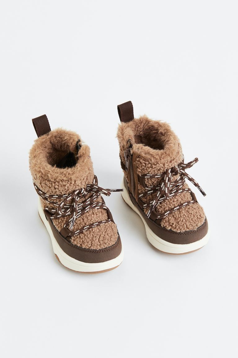 Warm-lined Boots - Brown - Kids | H&M US | H&M (US + CA)