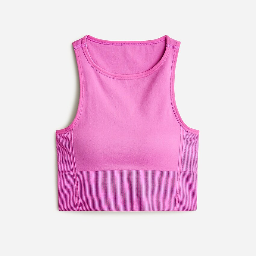 SculptStretch high-neck longline sports bra | J. Crew US