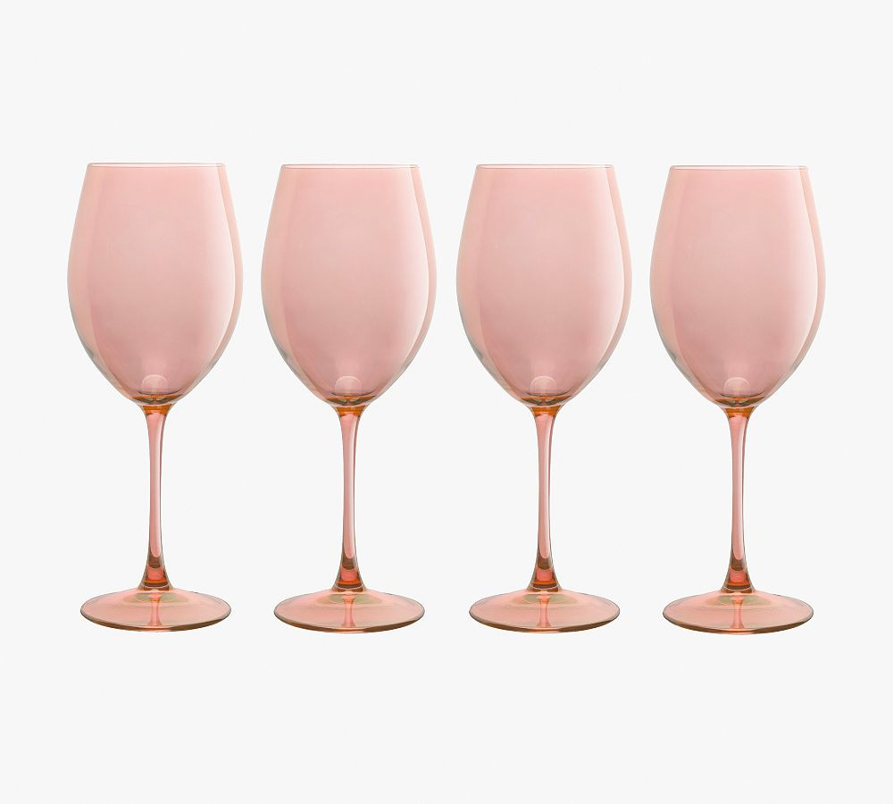Flora Wine Glasses, Set of 4 | Pottery Barn (US)