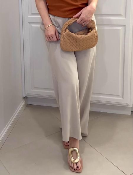 Pleated pants
Sandal
Sandals

Vacation outfit
Date night outfit
Spring outfit
#Itkseasonal
#Itkover40
#Itku
#LTKitbag #LTKfindsunder100 #LTKshoecrush