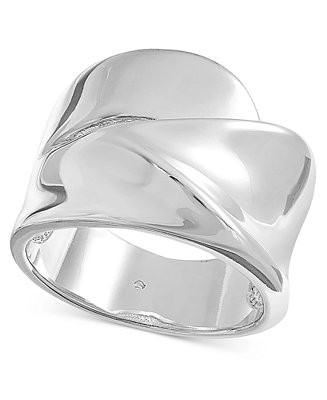 Silver-Tone Sculptural Molded Ring, Exclusively at Macy's | Macy's