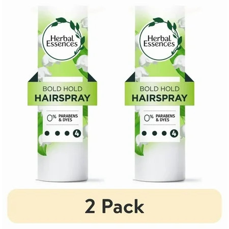 (2 pack) Herbal Essences Bold Hold Hairspray, Hair Spray for All Hair Types, 24-Hour Hold, 8 fl oz | Walmart (US)