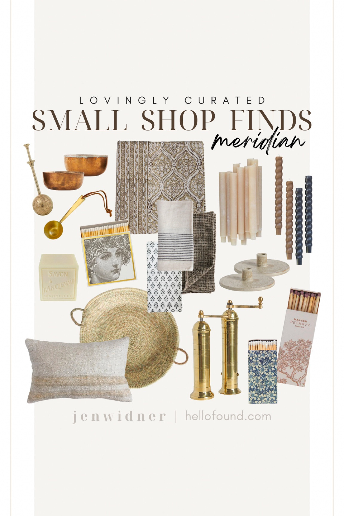 My most favorite finds usually come from thrifting and shopping small lovingly curated boutique shops. You maybe surprised at what kind of good deals you can find! 

#homedecor #curated #shopsmall #blockprint #peppermill #meridian #matches #candles

#LTKunder50 #LTKFind #LTKhome