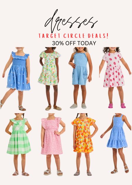 Toddler & Big Girls dresses 30% OFF for Target Circle Week! #targetcircle 

#LTKsalealert #LTKkids #LTKfindsunder50