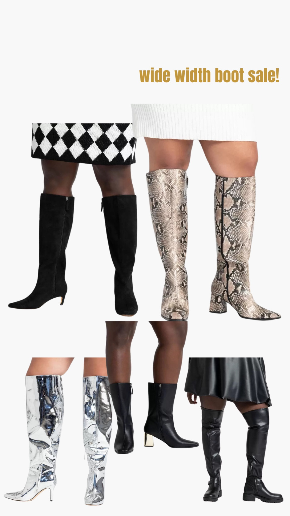 Up to 65% off wide width large size boots 

#LTKSeasonal #LTKPlusSize #LTKHoliday