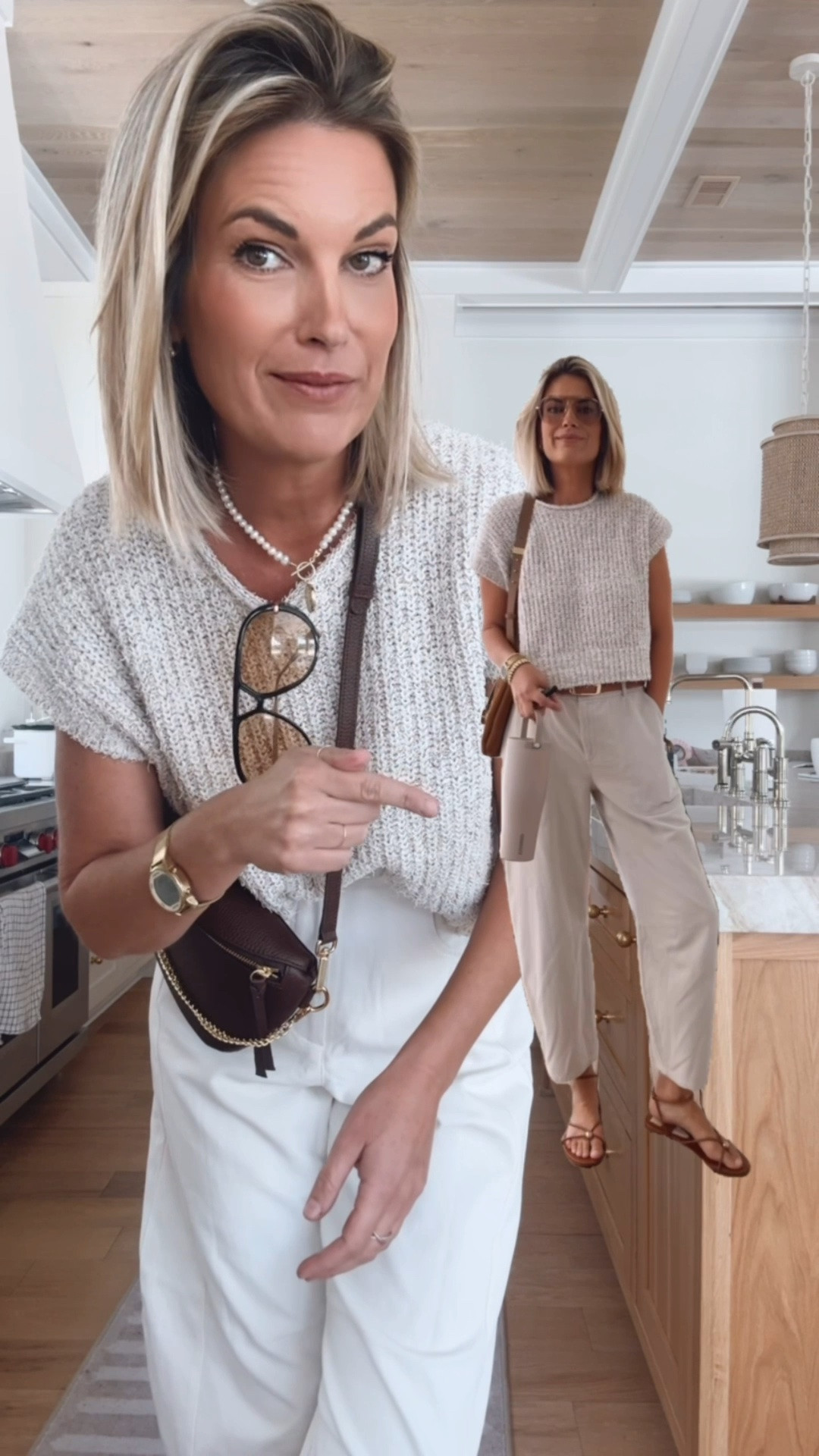 Fall transition outfit. I am 5’11” in small pants and small top.  Sandals true to size.

#LTKOver40 #LTKPlusSize #LTKSaleAlert