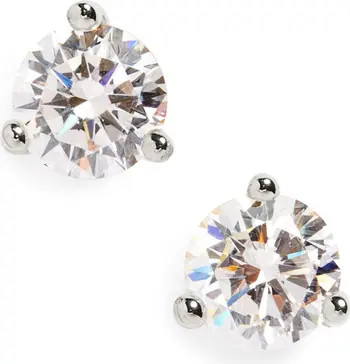 Cubic Zirconia Stud Earrings - 0.50ct. | Nordstrom