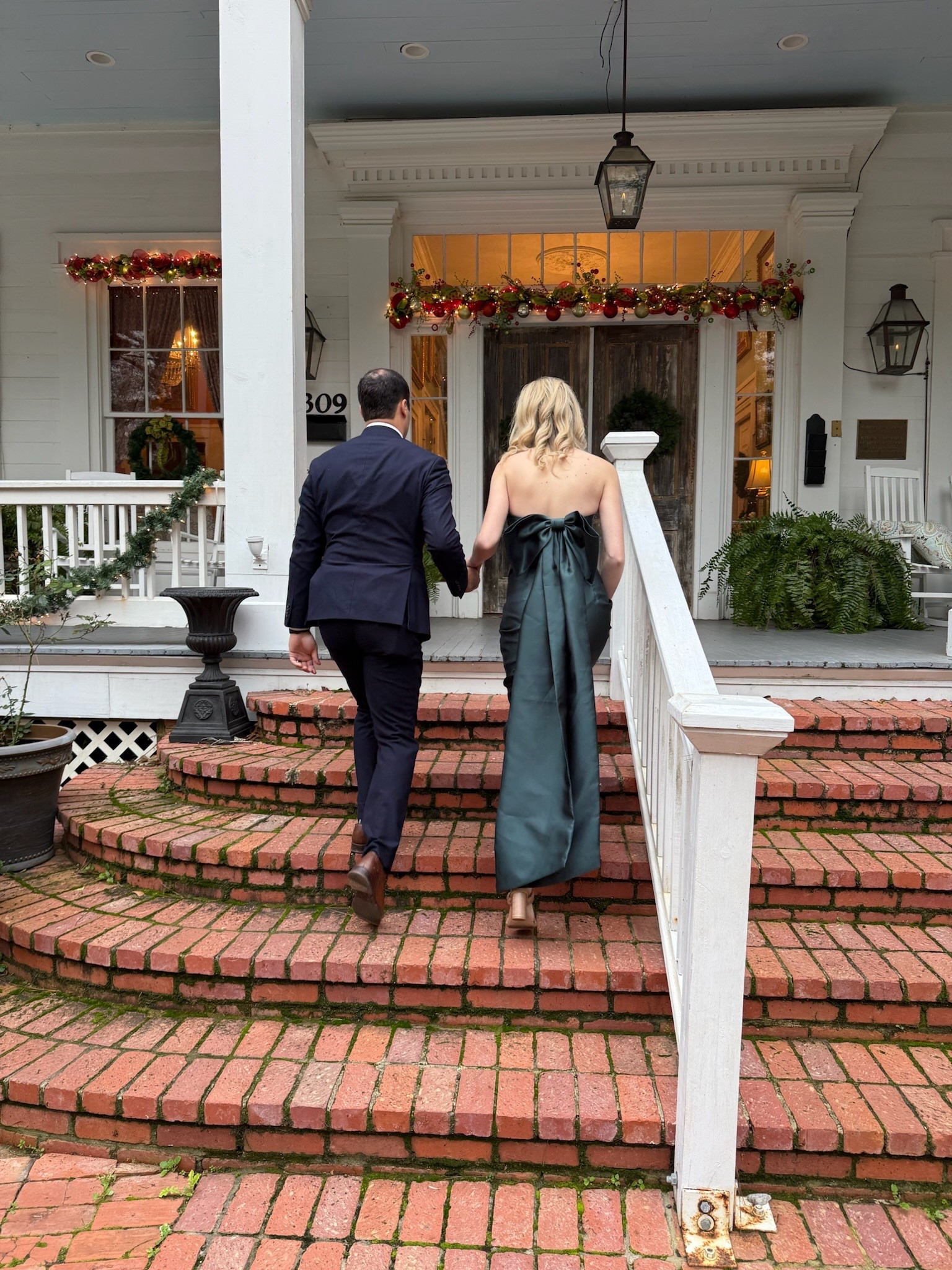 All wrapped up with a bow on top! Such a feminine and beautifully curated emerald green dress perfect for a wedding, gala, or ball! Size up this dress runs small ! 

#LTKWedding