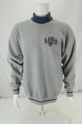 Vintage Kansas Jayhawks Long Sleeve Turtle Neck Gray Men Size M  | eBay | eBay US