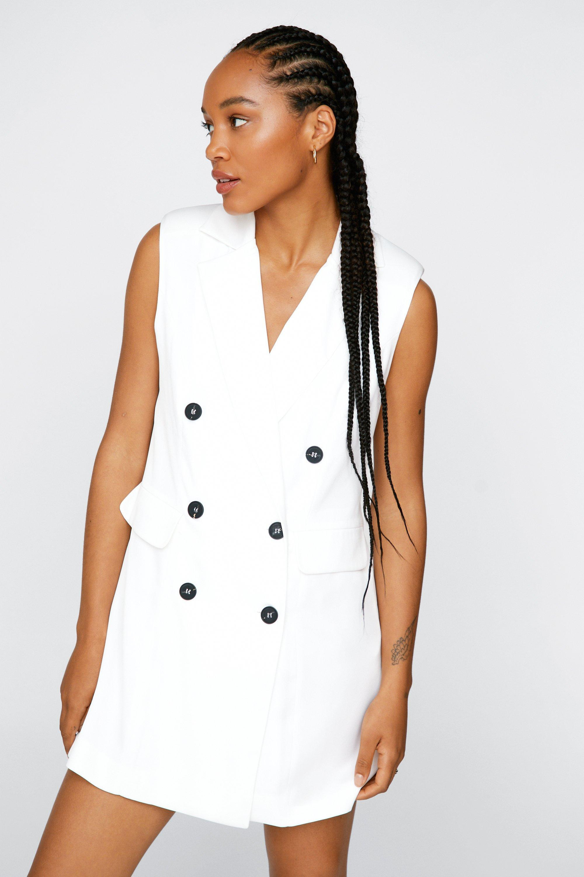 Tailored Vest Mini Dress | Nasty Gal (US)