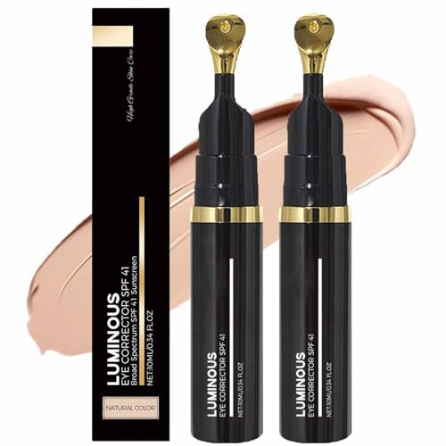 Luminous Eye Corrector Spf 41 - Under Eye Concealers For Dark Circles, Drtmology Luminous Eye Corrector, Anti-Aging Tinted Eye Cream, Hydrating Eye Serum With Peach Undertone | Amazon (US)