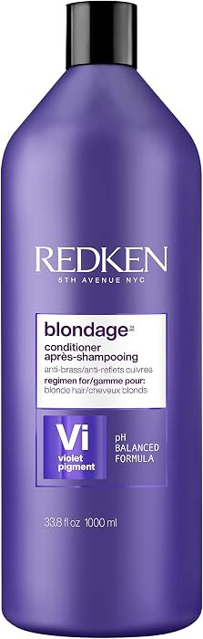 Redken Blondage Color Depositing Purple Conditioner For Blonde Hair - Tones & Moisturizes Brassy ... | Amazon (US)