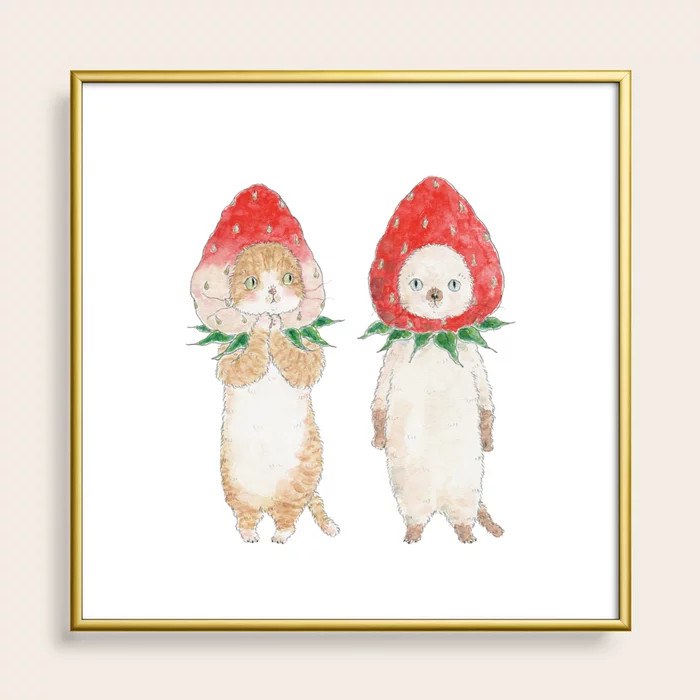 Hatsucoi nyanco Art Print | Society6