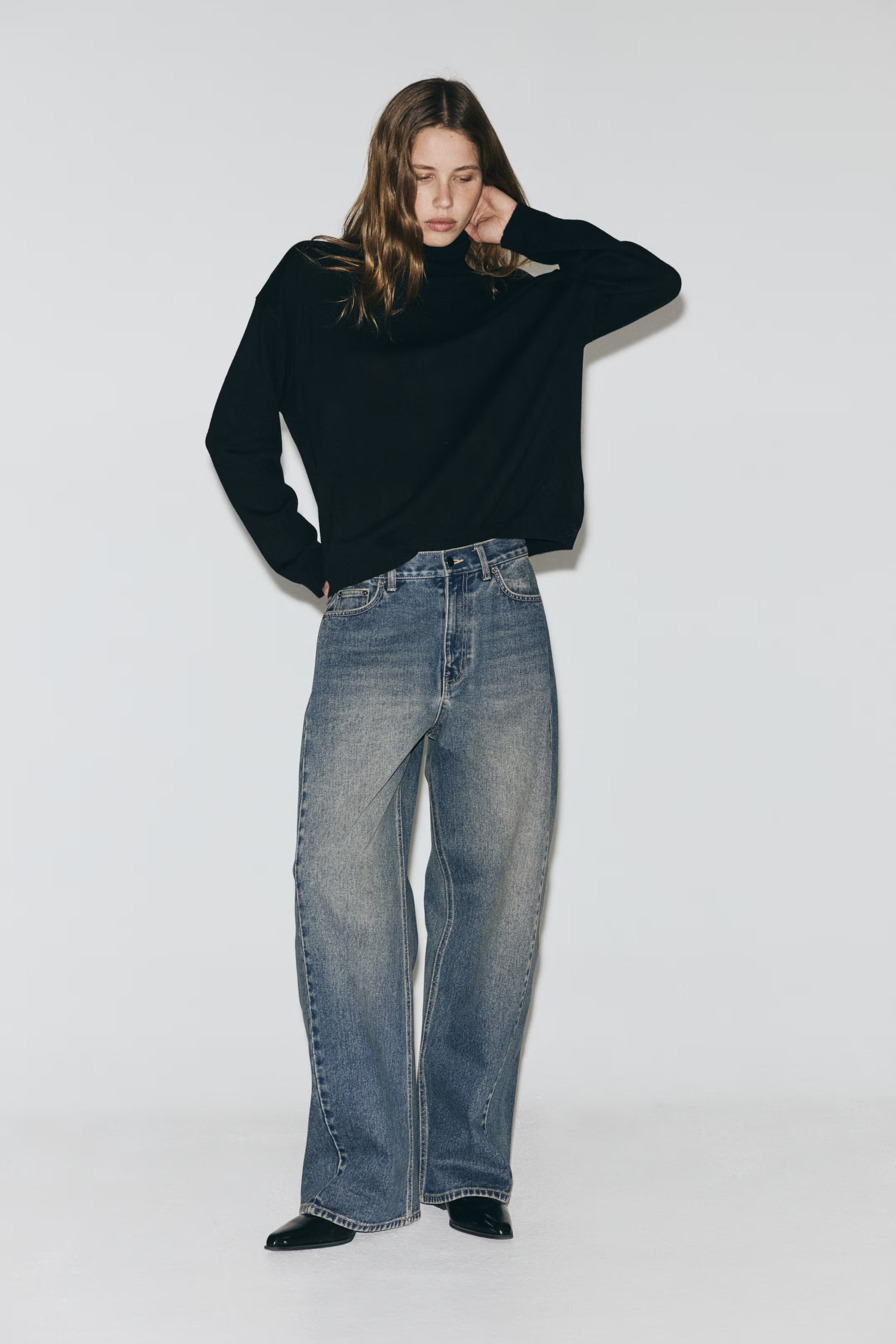 Cashmere polo-neck jumper | H&M (UK, MY, IN, SG, PH, TW, HK)