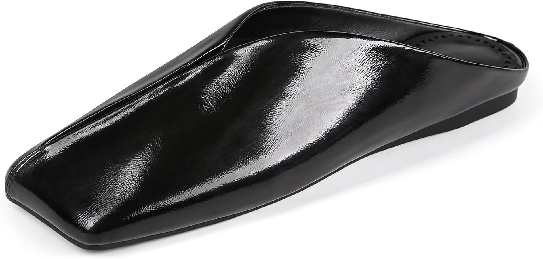 Women's Mules Flats Closed Square Toe Slip On Backless Fashion Casual Dress Shoes | Amazon (US)