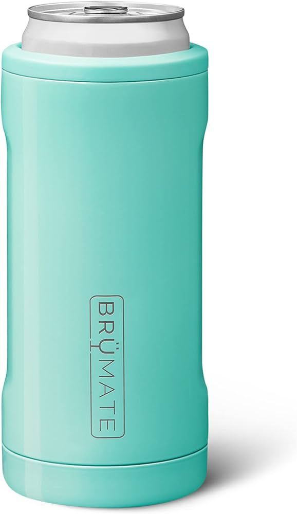 BrüMate Hopsulator Slim Can Cooler Insulated for 12oz Slim Cans | Skinny Can Insulated Stainless... | Amazon (US)