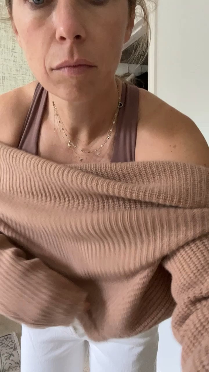 Vintage jeans, fisherman sweater, wide leg denim, mom style, fall style, easy fall style 

#LTKVideo #LTKover40 #LTKworkwear