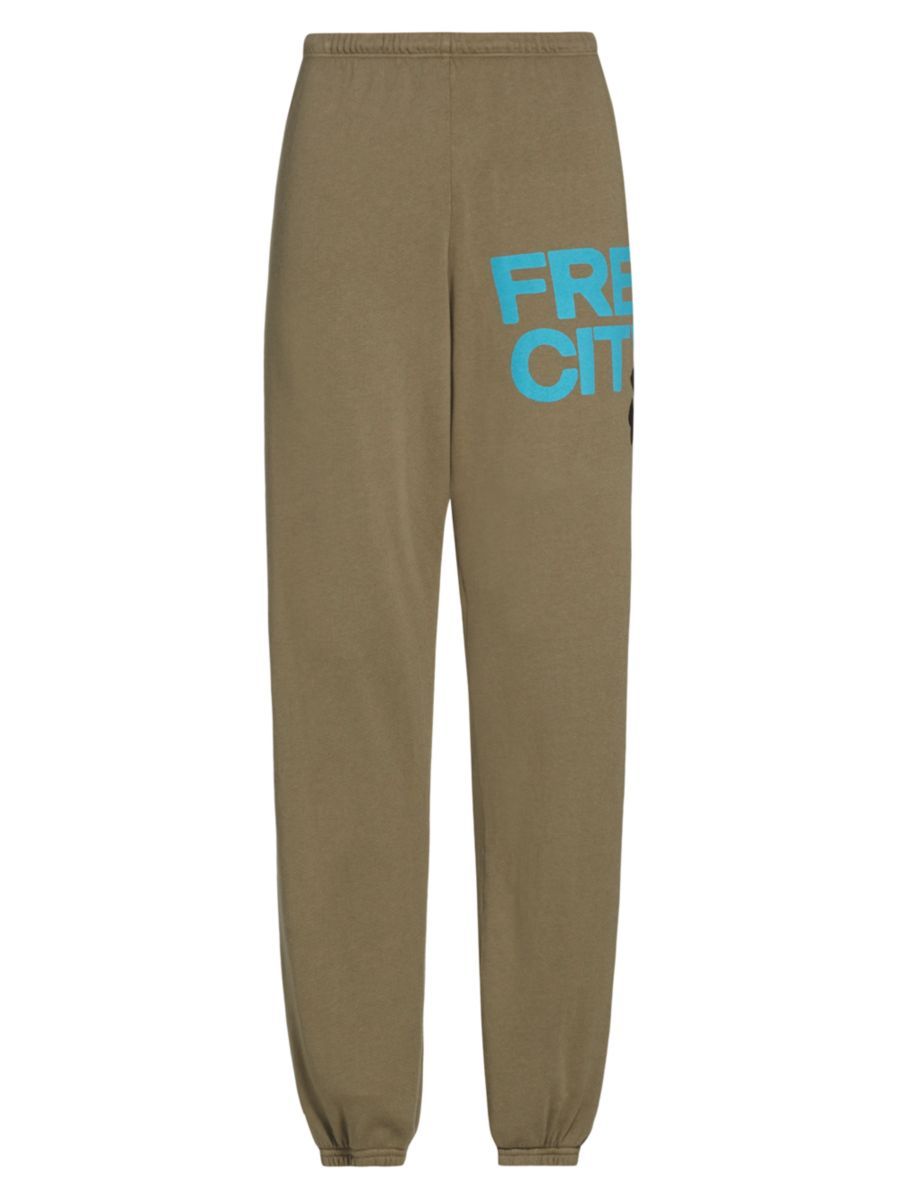 Freecity Logo Cotton Sweatpants | Saks Fifth Avenue
