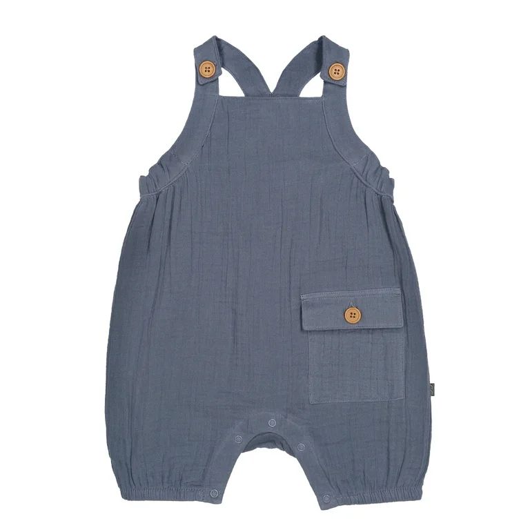 Modern Moments by Gerber Baby Boy Sleeveless Romper with Shoulder Straps, Sizes 0/3M - 24M | Walmart (US)