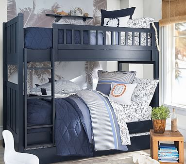 Bunk Bed & 2 Bunk Mattress Set | Pottery Barn Kids