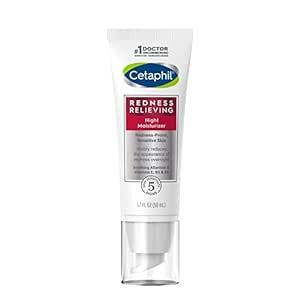 CETAPHIL Night Cream, Redness Relieving Night Moisturizer for Face, 1.7 fl oz, For Dry, Redness-P... | Amazon (US)