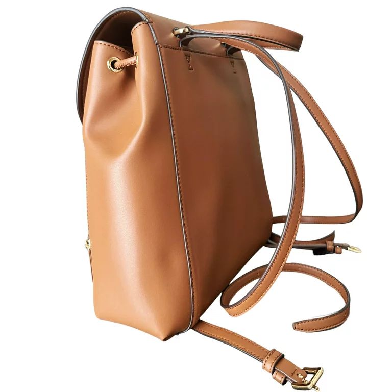 Michael Kors Phoebe Medium Backpack Drawstring School Bag Vanilla MK Signature | Walmart (US)