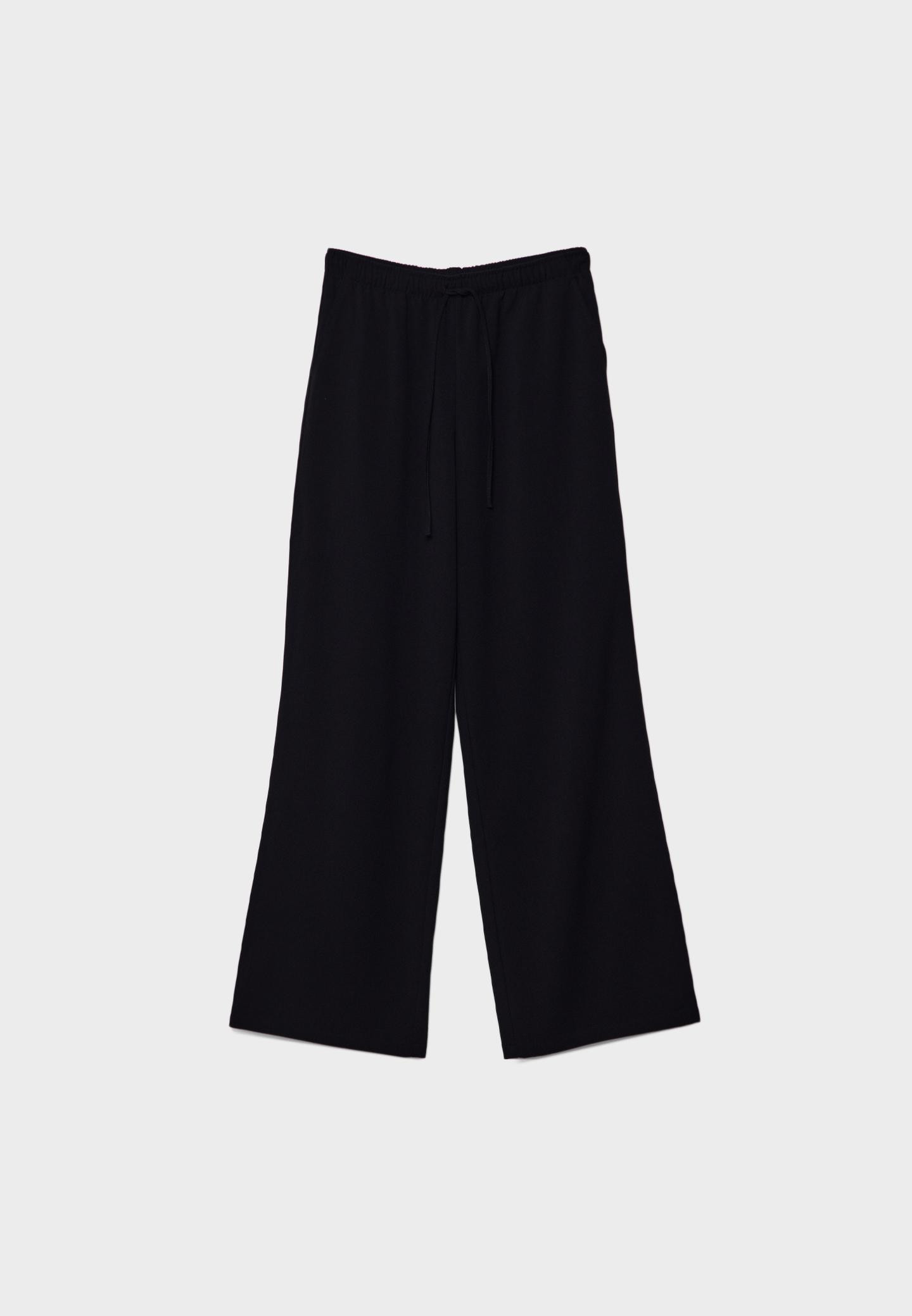 Long flowing smart trousers | Stradivarius (UK)