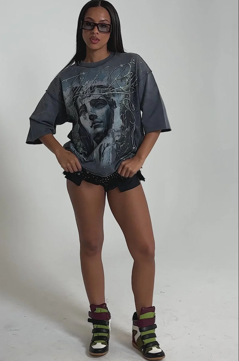 OH HOT DAMN DENIM HOT SHORT | AKIRA