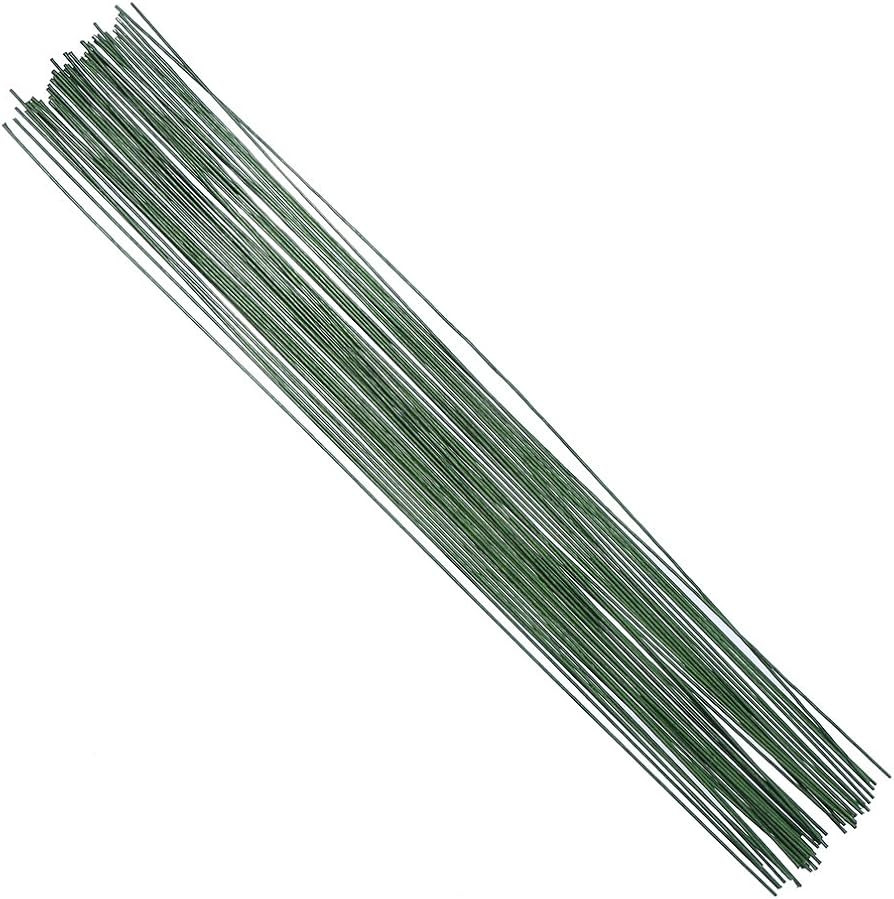 Amazon.com: DECORA 18 Gauge Dark Green Floral Paper Wrapped Wire 16 inch,50/Package | Amazon (US)