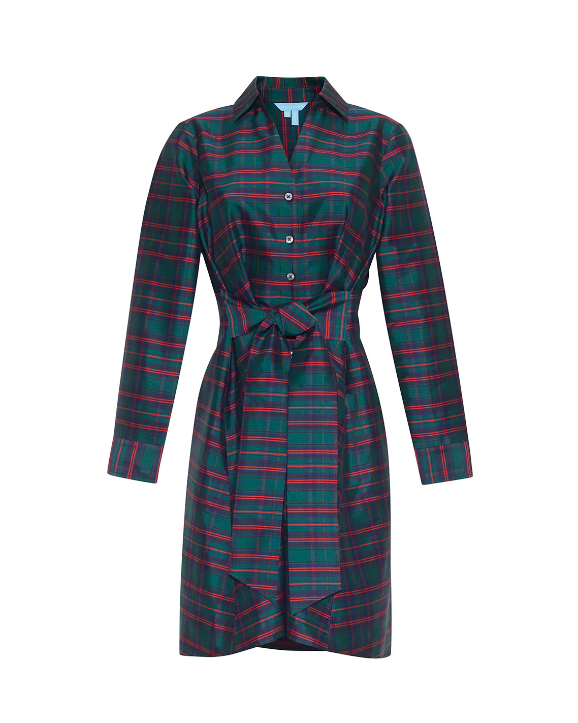 Layla Mini Shirtdress in Plaid | Draper James (US)