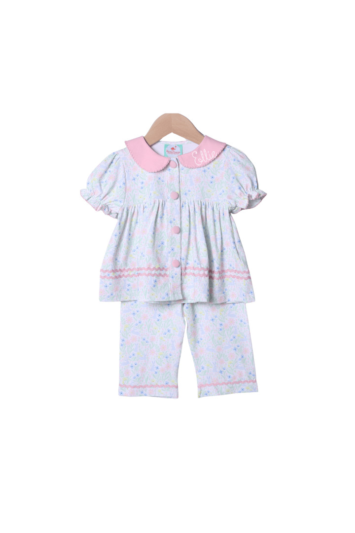 Sweet Bunny Floral Swing Lounge Set | The Smocked Flamingo