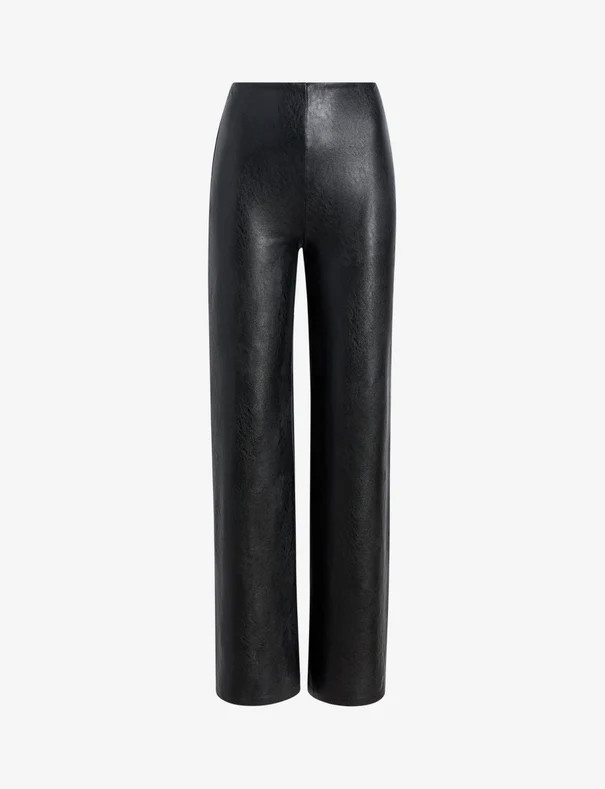 Faux Leather Wide Leg Pant | Commando®