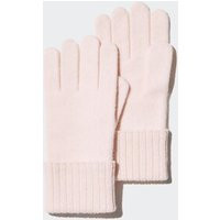 Uniqlo - 100% Cashmere Knit Gloves - Pink | Uniqlo SE