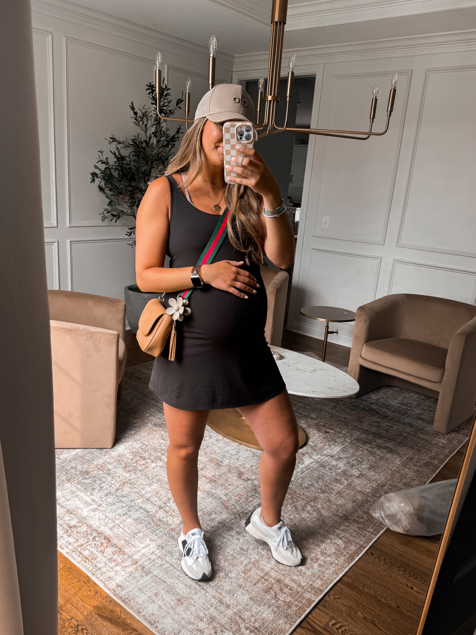 Maternity outfit of the day at 38 weeks pregnant. This Target active dress is considered maternity but could totally be worn after pregnancy too! 

Dress: medium
Sports bra: medium 
Sneakers: tts if between size up a half 



#LTKStyleTip #LTKFindsUnder50 #LTKBump