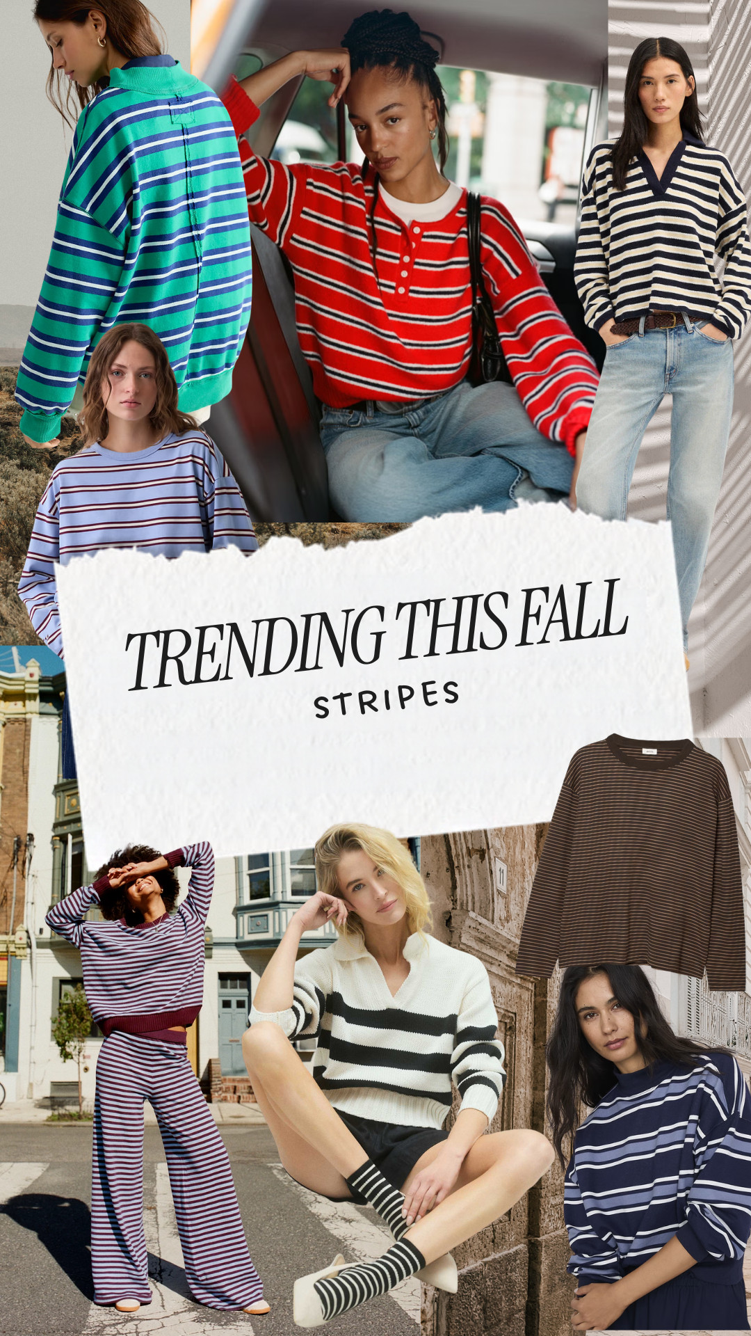 Trending This Fall: Stripes  

 