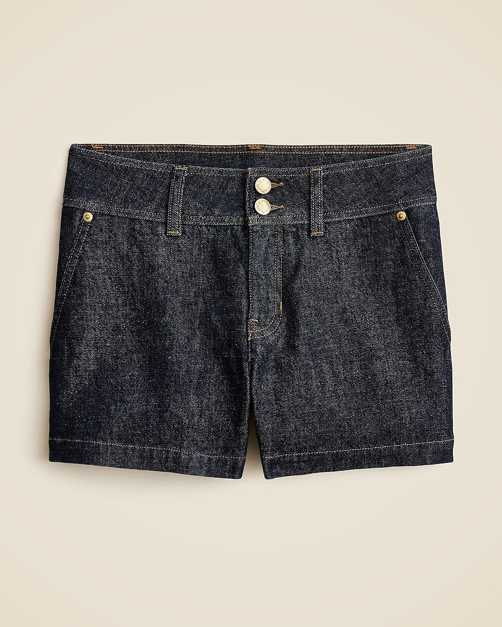 Stacked-button denim short | J. Crew US