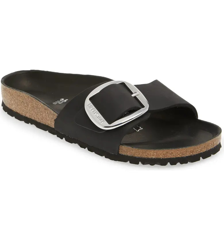 Madrid Big Buckle Slide Sandal | Nordstrom