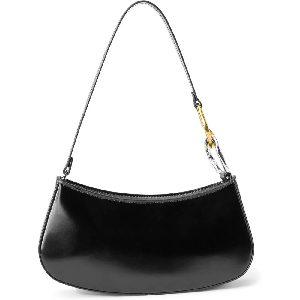 Staud Women's Ollie Leather Shoulder Bag, Black | Shop Simon