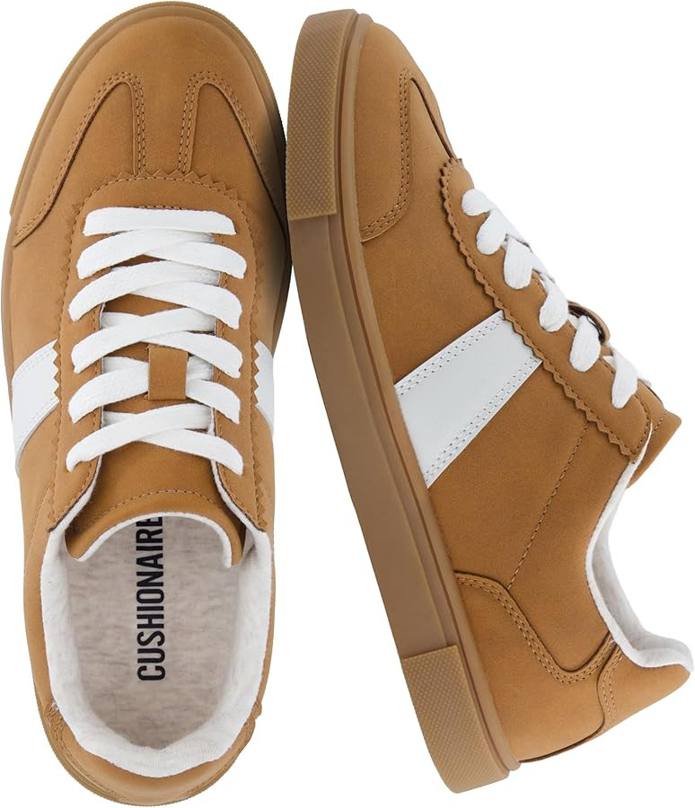 CUSHIONAIRE Balance Womens Sneakers, Casual Tennis Shoes for Women with Memory Foam and Slip Resi... | Amazon (US)