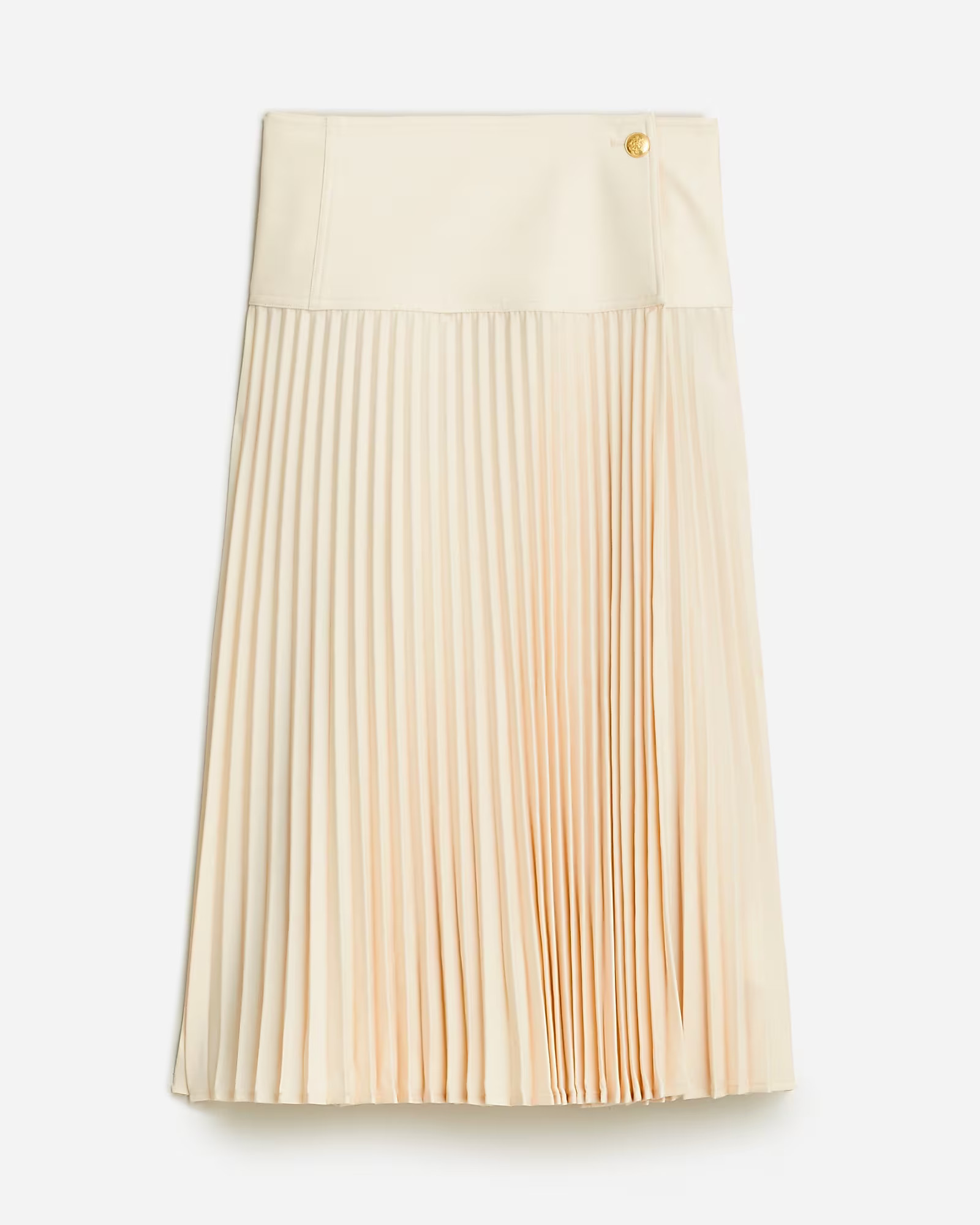 Pleated wrap skirt | J. Crew US
