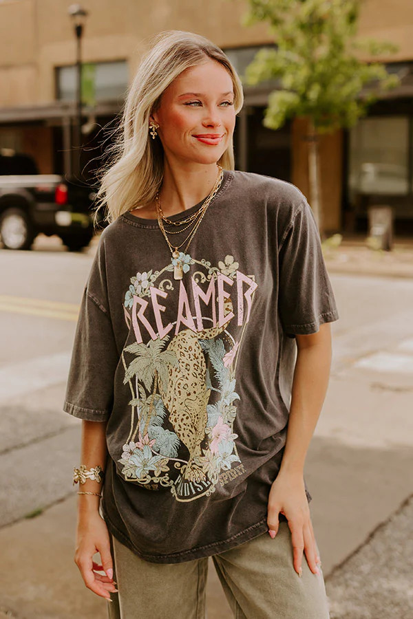 Dreamer Paradise Vintage Wash Graphic Tee | Impressions Online Boutique