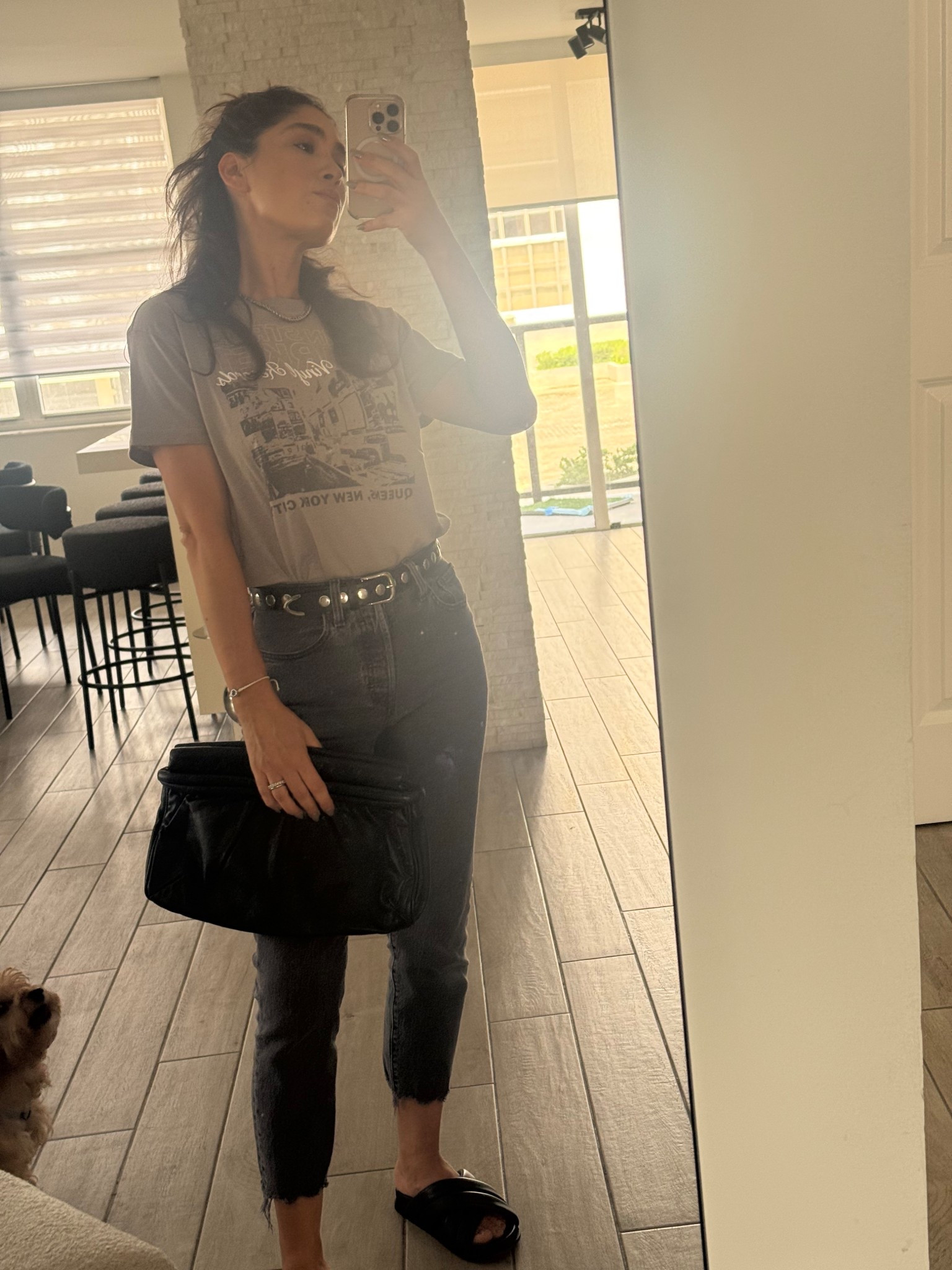 Always love a graphic tee. Clutch is vintage. Jeans are on sale for a steal! 
And sandals are 🔥, they go with everything and are comfy. 



#LTKStyleTip #LTKSeasonal #LTKSaleAlert